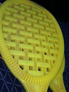 Yellow Plastic Racket Set