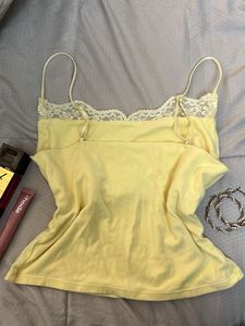 Yellow Lace Cami Top