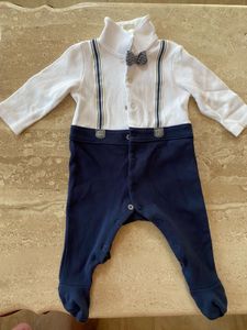 Adorable Baby Boy Bowtie Romper