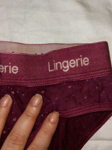 Women's Burgundy Briefs