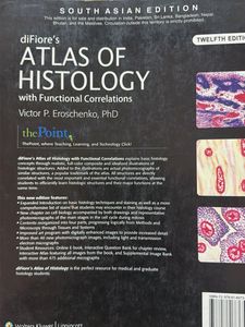 DiFiore's Atlas of Histology, 12th Ed