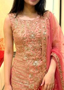 Beautiful Pink Embroidered Lehenga Choli