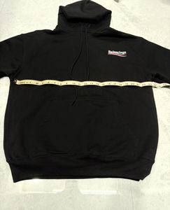 Balenciaga Black Political Campaign Hoodie