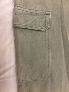 COMBO of olive green cargo &amp; Black straight jeans