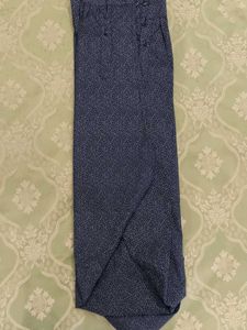 Men's Dark Blue Patterned Shirt
