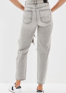 trendy distressed mom jeans