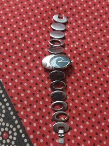 Elegant Silver Tone Watch