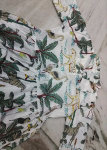 🐅🦢🦌Animal print rare kurti