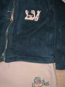 Retro Corduroy Tracksuit Set