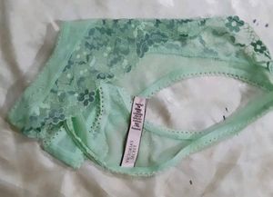 Mint Lace Thong Panty