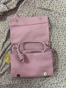 Cute Pink Bow Clutch Bag