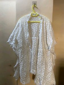Off-White Sheer Cotton Jacket – Never Worn