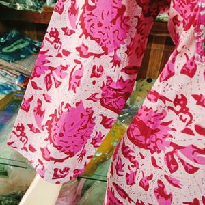 Pure Malmal Cotton Kurti For Women