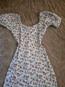 *cottagecore coquette white dress ♡‧₊˚*