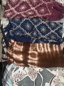 Set of 4 Printed Dupattas