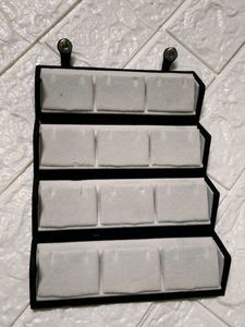 Velvet 12 pair earrings box