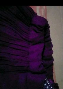 Purple Embellished Lehenga Choli