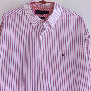 Tommy Hilfiger shirt pink stripe