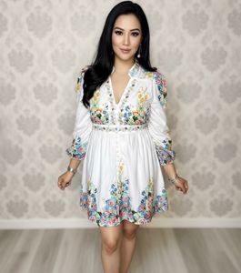 Floral Print Mini Dress