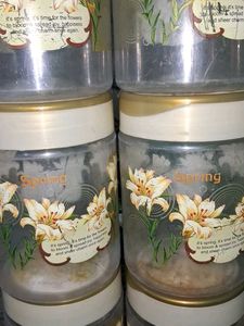 Vintage "Spring" Canister Set - 6 Pieces