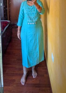 Beautiful Blue Kurta