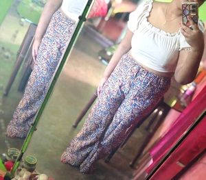 Boho Print Palazzo Pants