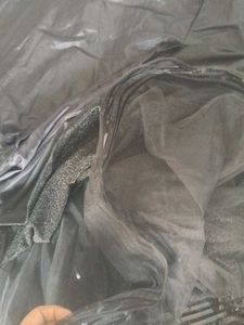 Designer Black Gown Embroidery Work