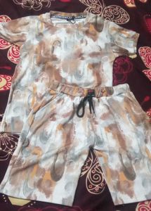 Stylish Abstract Print Co-ord Set