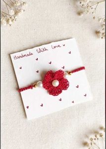 Red Blossom Rakhi