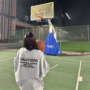 Oversized Grey Sweatshirt 🤍
