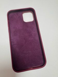 Burgundy Apple iPhone 12 Case