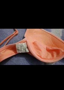 Peach Push-Up Bikini Top