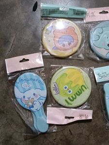 Cute Cartoon hand mirror Set of 9