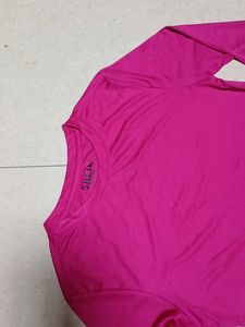 Long Sleeve Cropped Athletic Top