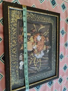Vintage Floral Wall Art Sculpture