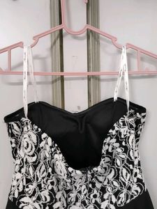 Elegant Black &amp; White Dress