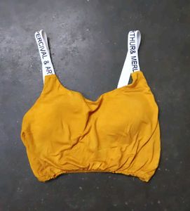 Yellow Sports Bra