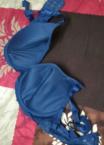 Blue&amp;Red&amp;Cream colors Lace Padded Bra