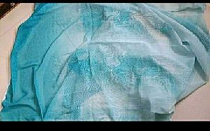 Bohemian Scarf with Leaf Print