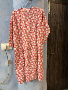 Floral Print Kurta