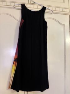 promod Sunset Palm Tree Print Dress
