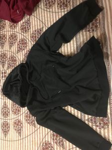 Black Graphic Hoodie