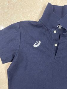 ASICS Navy Blue Polo Shirt