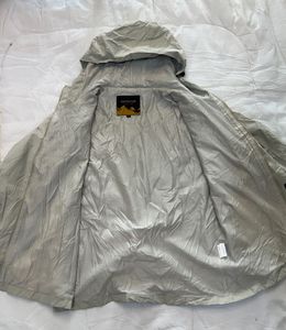 Men's Beige Hooded Jacket