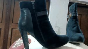 Black Suede Ankle Boots