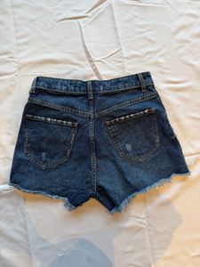 Primark - Distressed Mini Denim Shorts
