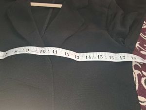 Classic Double-Breasted Black Blazer