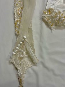 Embellished White Top