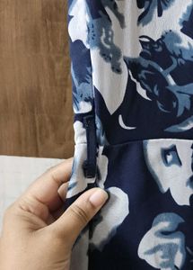 harpa blue floral dresa