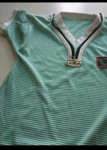 Striped V-Neck T-Shirt for Boys
